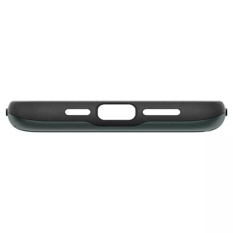 Spigen Etui Spigen Slim Armor CS do Apple iPhone 15 Pro Max - ciemnozielone Spigen Etui Spigen Slim Armor CS do Apple iPhone 15 Pro Max - ciemnozielone