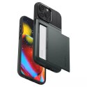Spigen Etui Spigen Slim Armor CS do Apple iPhone 15 Pro Max - ciemnozielone