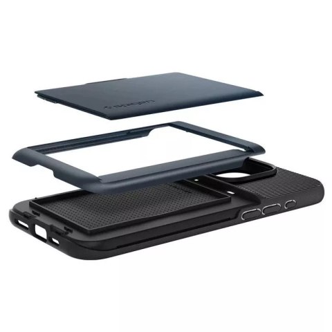 Spigen Etui Spigen Slim Armor CS do Apple iPhone 15 Pro Max - niebieskie Spigen Etui Spigen Slim Armor CS do Apple iPhone 15 Pro Max - niebieskie