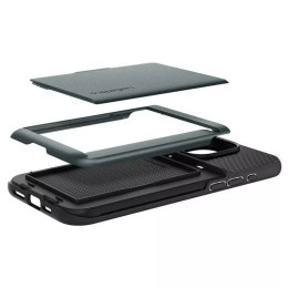 Spigen Etui Spigen Slim Armor CS do Apple iPhone 15 Pro - ciemnozielone