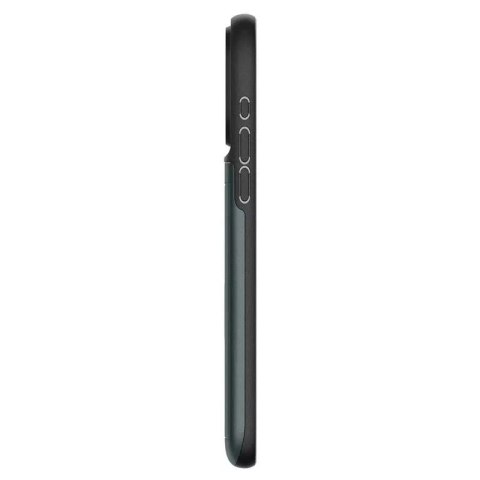 Spigen Etui Spigen Slim Armor CS do Apple iPhone 15 Pro - ciemnozielone Spigen Etui Spigen Slim Armor CS do Apple iPhone 15 Pro - ciemnozielone