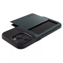 Spigen Etui Spigen Slim Armor CS do Apple iPhone 15 Pro - ciemnozielone