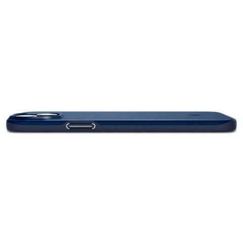 Spigen Etui Spigen Thin Fit na iPhone 15 Plus - niebieskie Spigen Etui Spigen Thin Fit na iPhone 15 Plus - niebieskie
