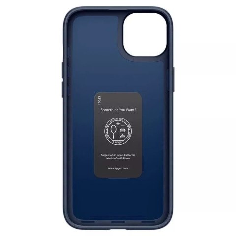 Spigen Etui Spigen Thin Fit na iPhone 15 Plus - niebieskie Spigen Etui Spigen Thin Fit na iPhone 15 Plus - niebieskie