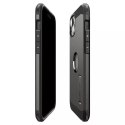 Spigen Etui Spigen Tough Armor MagSafe z podstawką na iPhone 15 Plus - metaliczny szary