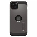 Spigen Etui Spigen Tough Armor MagSafe z podstawką na iPhone 15 Plus - metaliczny szary