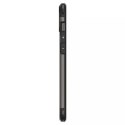 Spigen Etui Spigen Tough Armor MagSafe z podstawką na iPhone 15 Plus - metaliczny szary