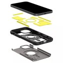 Spigen Etui Spigen Tough Armor MagSafe z podstawką na iPhone 15 Plus - metaliczny szary