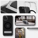 Spigen Etui Spigen Ultra Hybrid S MagSafe z podstawką do iPhone 15 Plus - czarne