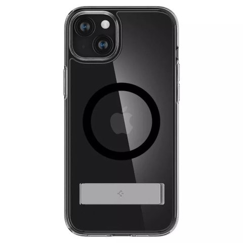 Spigen Etui Spigen Ultra Hybrid S MagSafe z podstawką do iPhone 15 Plus - czarne Spigen Etui Spigen Ultra Hybrid S MagSafe z podstawką do iPhone 15 Plus - czarne