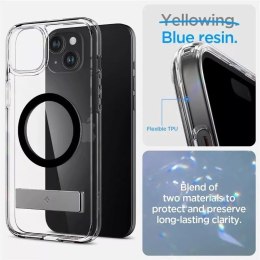 Spigen Etui Spigen Ultra Hybrid S MagSafe z podstawką do iPhone 15 - czarne