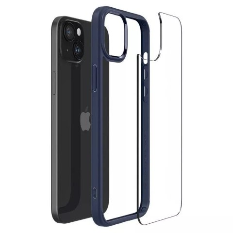 Spigen Etui Spigen Ultra Hybrid do Apple iPhone 15 Plus - ciemnoniebieskie Spigen Etui Spigen Ultra Hybrid do Apple iPhone 15 Plus - ciemnoniebieskie