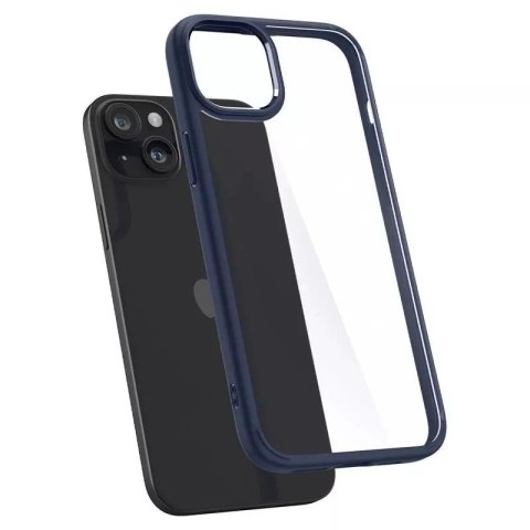 Spigen Etui Spigen Ultra Hybrid do Apple iPhone 15 Plus - ciemnoniebieskie Spigen Etui Spigen Ultra Hybrid do Apple iPhone 15 Plus - ciemnoniebieskie