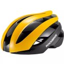 RockBros Kask rowerowy Rockbros 10110004006 rozmiar M - żółto-czarny