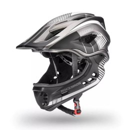 RockBros Kask rowerowy dziecięcy z odpinaną szczęką Rockbros TT-32SBTG-M rozmiar M - szary