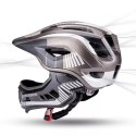 RockBros Kask rowerowy dziecięcy z odpinaną szczęką Rockbros TT-32SBTG-M rozmiar M - szary
