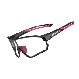 RockBros Okulary rowerowe Rockbros 10035 fotochromowe UV400 - czarno-czerwone
