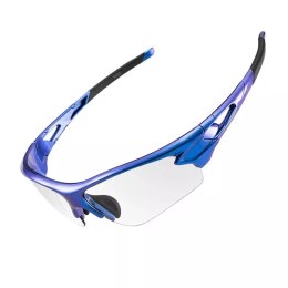 RockBros Okulary rowerowe Rockbros 10069 fotochromowe UV400 - niebieskie