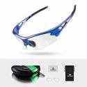 RockBros Okulary rowerowe Rockbros 10069 fotochromowe UV400 - niebieskie