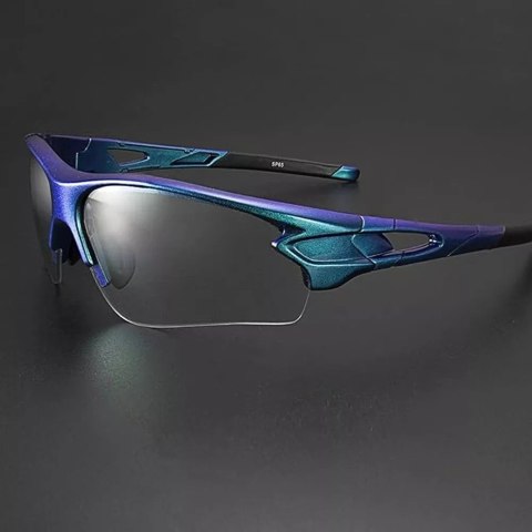 RockBros Okulary rowerowe Rockbros 10069 fotochromowe UV400 - niebieskie RockBros Okulary rowerowe Rockbros 10069 fotochromowe UV400 - niebieskie