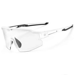 RockBros Okulary rowerowe Rockbros 10172 fotochromowe UV400 - białe