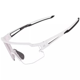 RockBros Okulary rowerowe Rockbros 10172 fotochromowe UV400 - białe