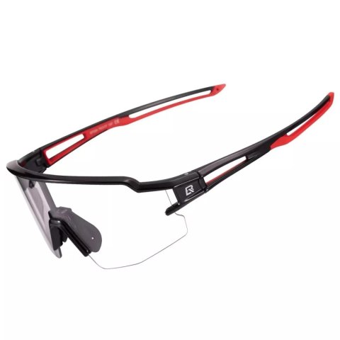 RockBros Okulary rowerowe Rockbros 10173 fotochromowe UV400 - czarno-czerwone RockBros Okulary rowerowe Rockbros 10173 fotochromowe UV400 - czarno-czerwone