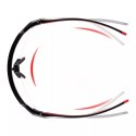 RockBros Okulary rowerowe Rockbros 10173 fotochromowe UV400 - czarno-czerwone