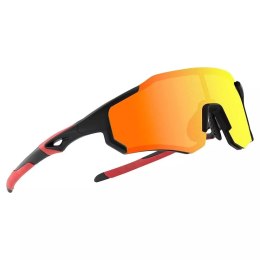 RockBros Okulary rowerowe Rockbros 10182 polaryzujące - czerwone