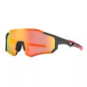 RockBros Okulary rowerowe Rockbros 10182 polaryzujące - czerwone