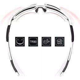 RockBros Okulary rowerowe Rockbros 10183 polaryzujące - niebieskie