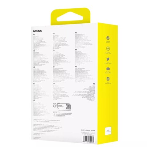Baseus Powerbank Baseus Qpow Pro+ 10000mAh 22.5W z wbudowanym kablem USB-C i wyświetlaczem - czarny Baseus Powerbank Baseus Qpow Pro+ 10000mAh 22.5W z wbudowanym kablem USB-C i wyświetlaczem - czarny