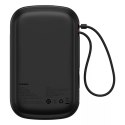 Baseus Powerbank Baseus Qpow Pro+ 20000mAh 22.5W z wbudowanym kablem USB-C i wyświetlaczem - czarny