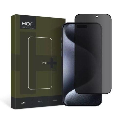 Hofi Szkło prywatyzujące Hofi Anti Spy Glass Pro+ do Apple iPhone 15 Pro Privacy Hofi Szkło prywatyzujące Hofi Anti Spy Glass Pro+ do Apple iPhone 15 Pro Privacy