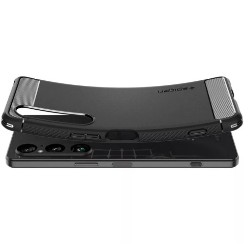 Spigen Etui Spigen Rugged Armor do Sony Xperia 1 VI Matte Vlack Spigen Etui Spigen Rugged Armor do Sony Xperia 1 VI Matte Vlack