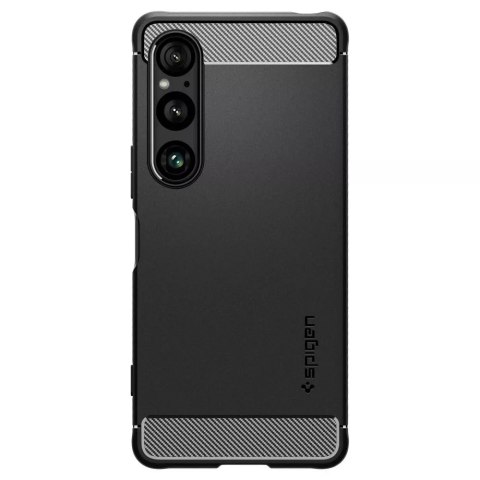 Spigen Etui Spigen Rugged Armor do Sony Xperia 1 VI Matte Vlack Spigen Etui Spigen Rugged Armor do Sony Xperia 1 VI Matte Vlack