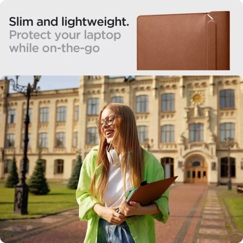 Spigen Etui na laptop pokrowiec Spigen Valentinus Sleeve Laptop 15-16 Classic Brown Spigen Etui na laptop pokrowiec Spigen Valentinus Sleeve Laptop 15-16 Classic Brown