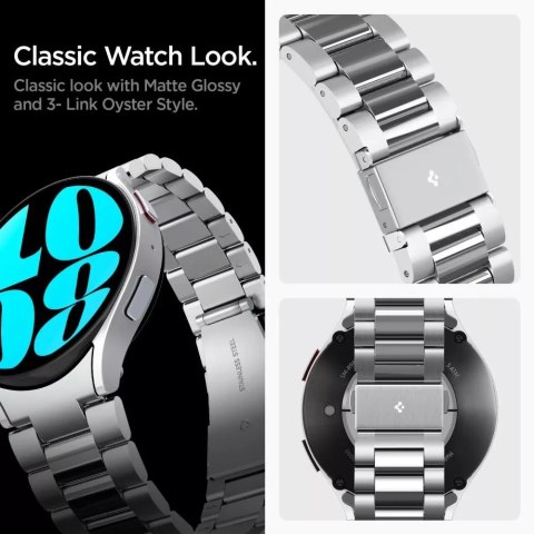 Spigen Pasek bransoleta Spigen Modern Fit Band do Samsung Galaxy Watch 6 (44 mm) Silver Spigen Pasek bransoleta Spigen Modern Fit Band do Samsung Galaxy Watch 6 (44 mm) Silver