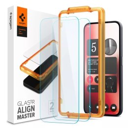 Spigen Szkło hartowane Spigen Alm Glas.tR 2-pack do Nothing Phone 2A Clear
