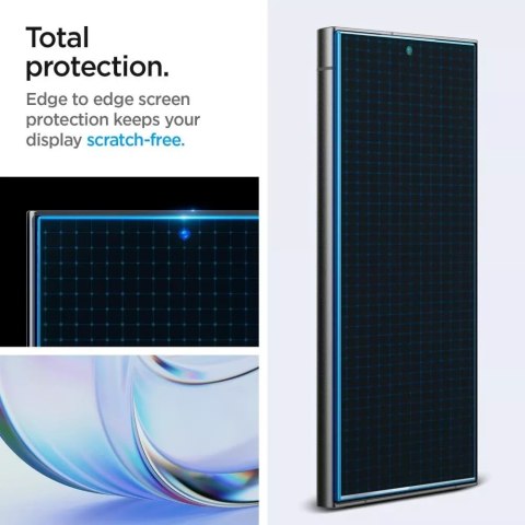 Spigen Szkło hartowane Spigen Glas.tR "Ez Fit" 2-pack do Samsung Galaxy S24 Ultra Privacy Spigen Szkło hartowane Spigen Glas.tR "Ez Fit" 2-pack do Samsung Galaxy S24 Ultra Privacy