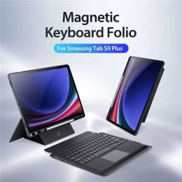 Dux Ducis Etui Dux Ducis DK składane z klawiaturą bezprzewodową do Samsung Galaxy Tab S9 Plus czarne