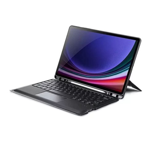 Dux Ducis Etui Dux Ducis DK składane z klawiaturą bezprzewodową do Samsung Galaxy Tab S9 Plus czarne Dux Ducis Etui Dux Ducis DK składane z klawiaturą bezprzewodową do Samsung Galaxy Tab S9 Plus czarne