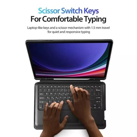 Dux Ducis Etui Dux Ducis DK składane z klawiaturą bezprzewodową do Samsung Galaxy Tab S9 Plus czarne Dux Ducis Etui Dux Ducis DK składane z klawiaturą bezprzewodową do Samsung Galaxy Tab S9 Plus czarne
