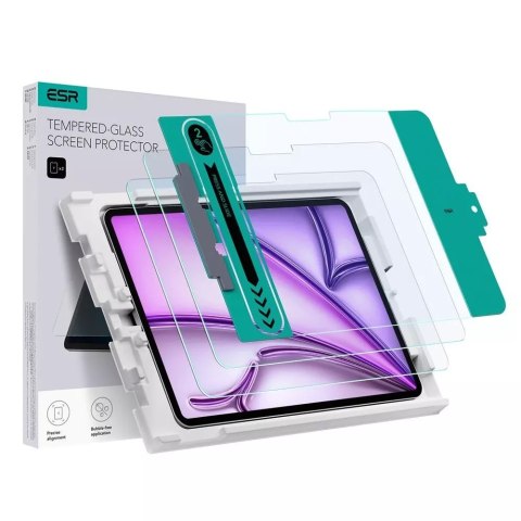 ESR Szkło hartowane ESR Tempered Glass 2-pack do Apple iPad Air 13 2024 Clear ESR Szkło hartowane ESR Tempered Glass 2-pack do Apple iPad Air 13 2024 Clear