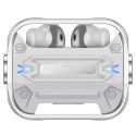 Hoco Słuchawki bezprzewodowe HOCO bluetooth TWS EW55 srebrne