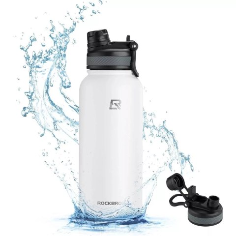 RockBros Bidon termiczny Rockbros 35210029005 rowerowy na napoje 530 ml - biały RockBros Bidon termiczny Rockbros 35210029005 rowerowy na napoje 530 ml - biały