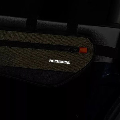 RockBros Torba Rockbros 30120079001 rowerowa na ramę 1,7 l - zielono-czarna RockBros Torba Rockbros 30120079001 rowerowa na ramę 1,7 l - zielono-czarna