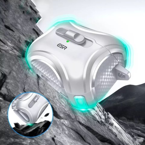 ESR Etui ESR Cyber FlickLock Halolock Magsafe do Apple AirPods Pro 1 / 2 Silver ESR Etui ESR Cyber FlickLock Halolock Magsafe do Apple AirPods Pro 1 / 2 Silver