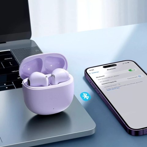 JBL Słuchawki bezprzewodowe TWS Joyroom Funpods Series JR-FB1 Bluetooth 5.3 - fioletowe JBL Słuchawki bezprzewodowe TWS Joyroom Funpods Series JR-FB1 Bluetooth 5.3 - fioletowe