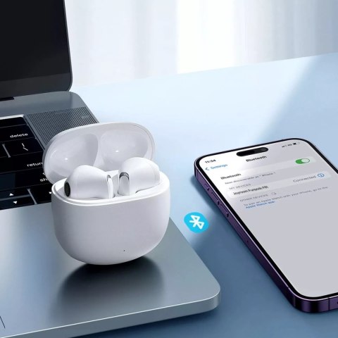 Joyroom Słuchawki bezprzewodowe TWS Joyroom Funpods Series JR-FB1 Bluetooth 5.3 - białe Joyroom Słuchawki bezprzewodowe TWS Joyroom Funpods Series JR-FB1 Bluetooth 5.3 - białe